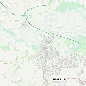 Suffolk NR34 9 Map