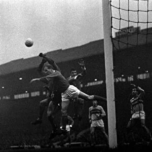 Action during the match between Manchester United and West Ham United at Old Trafford