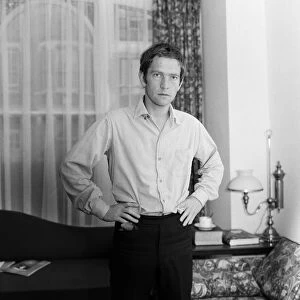 Actor Tom Courtenay, pictured at his home in Fulham. 5th July 1967