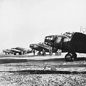 Air transport service delivers the goods in Tunisia. May 7th 1943