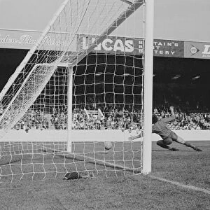Aston Villa v Chelsea 1966 / 67 Season. Bobby Tambling scores Chelsea
