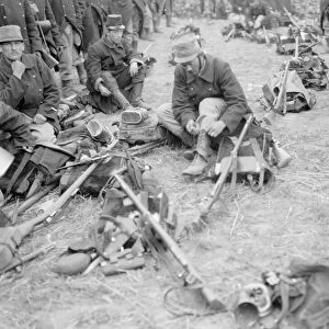 August 12 1914 near Haelen a patrol of the Belgian 4th infantry brigade resting in a