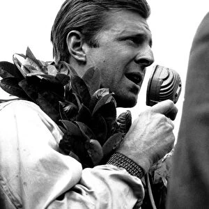 British Grand Prix Aintree July 1961 Wolfgang von Trips driver for Ferrari after