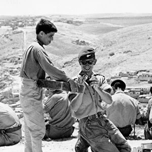 British Troops in Jordan July 1958 in Amman Jordan Paratroops who have