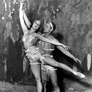 Dancing - Dancers - Russian Ballet M Woizikowizi with M Danilova in the Ballet