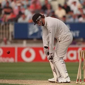 Daniel Vettori Cricket Player Of New Zealand July 1999 Is Bowled Out By Andy