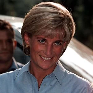 Diana, Princess of Wales makes a three day visit to Bosnia - Herzegovina as part of her