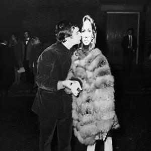 Dudley Moore Actor with model of wife Actress Suzy Kendall