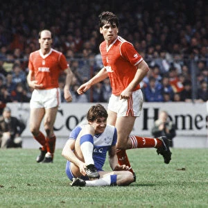 English League Division One match at the City Ground. Nottingham Forest 0 v Everton