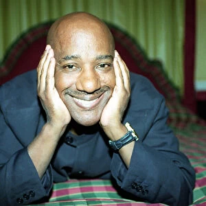 Errol Brown Hot Chocolate singer January 1998 Errol relaxes on a bed with