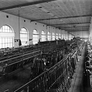 Interior of the Birmingham Small Arms Company Limited (BSA), Circa 1930s
