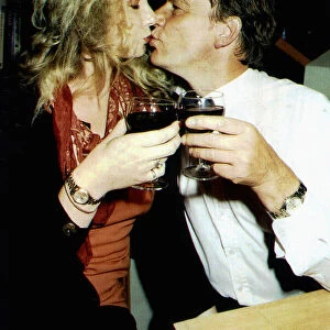 Keith Floyd with Shaunagh Mullet who he is to marry next month October1993 ***