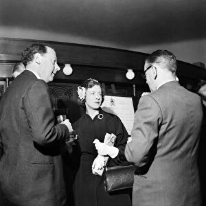 Labour Party Conference 1953: Hugh Gaitskill with Barbara Castle and Morgan Phillips