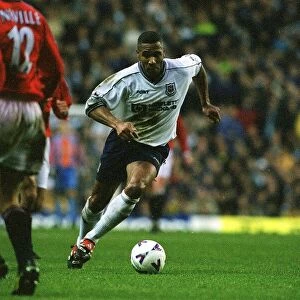 Les Ferdinand Football December 98 Tottenham Hotspur footballer in action against
