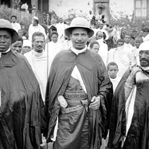 Men of Abyssinia Circa 1935 War Conflict Military People