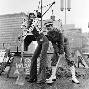 Models wearing clothes from Mr Freedom, London. 17th December 1970