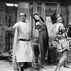 Morcambe And Wise Glenda Jackson plays Cleopatra in a sketch with Eric Morecambe