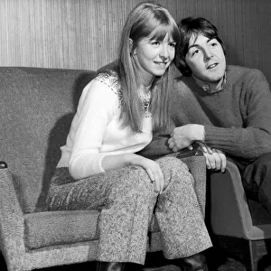 Paul McCartney & Jane Asher, Glasgow, Scotland, Sunday 10th December 1967