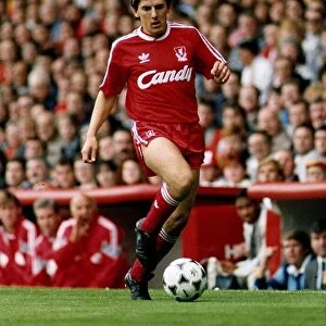 Peter Beardsley of Liverpool in action at Anfield during a Division league match