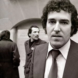Peter Hain 1976. Pictured outside the Old Bailey
