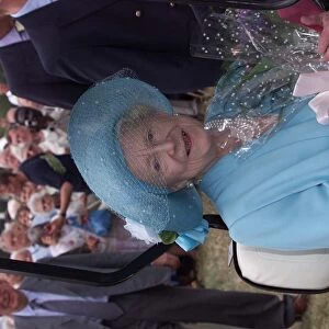 The Queen Mother at the Sandringham Flower Show 1999