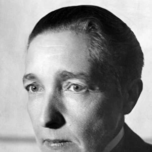 Radclyffe Hall, authoress of the "The Well of Loneliness". Circa 1934