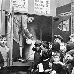 A Salvation Army motor kitchen visits Byker, Newcastle