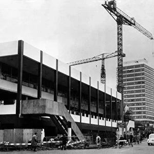 St Johns Shopping Centre, Under Construction, Liverpool, 28th September 1968