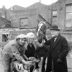 Steptoe and Son photocall to announce that a second feature film of the successful comedy