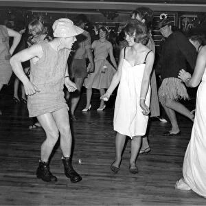 Students in Newcastle doing the twist for Rag Week on 27th October 1962