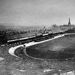 Villa Park football stadium, home to Aston Villa Football Club. 1907