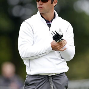 Paul Casey Holds His Wrist