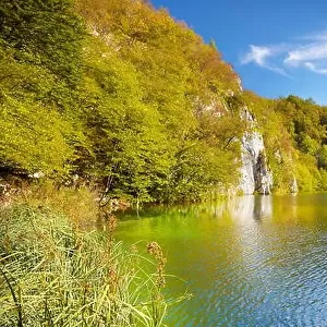 Plitvice Lakes National Park in autumn, Croatia, Europe
