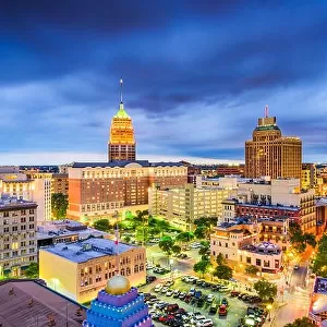 San Antonio, Texas, USA downtown city skyline