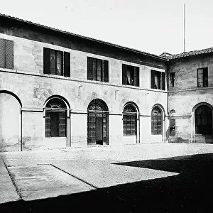 Inner courtyard of the Deaf-Mute Institute in Siena