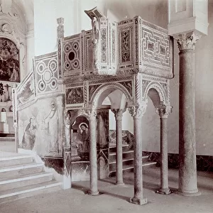 Pulpit of the church of San Giovanni del Toro in Ravello, Italy