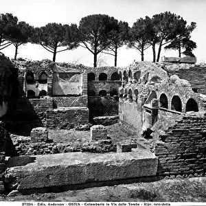 A Roman colombarium along Via delle Tombe in Ancient Ostia