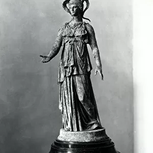 Statue of the goddess Minerva exhibited at the Antiquity Museum in Turin