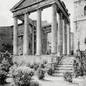 Temple of Hercules, the ancient Acropolis Cora, Cori, Latina