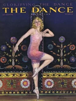 Cover of Dance magazine, March 1928