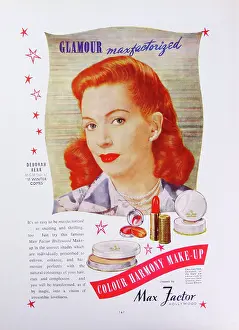 Make Up Prints: Advert for Max-Factor cosmetics