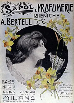 Perfume Prints: Advertizing for the perfume Bertelli, c.1904