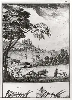 Agriculture, plate I from the Encyclopaedia of Denis Diderot (1713-84) 1762 (engraving) Agriculture, plate I from the Encyclopaedia of Denis Diderot (1713-84) 1762 (engraving)