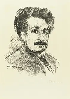 Max Liebermann Prints: Albert Einstein (drawing)