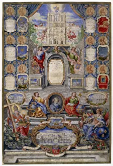 Allegory of the Church of Paris on the occasion of the Revocation of the Edict of Nantes Allegory of the Church of Paris on the occasion of the Revocation of the Edict of Nantes