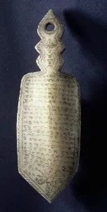 Superstitious Prints: Amulet engraved with ideograms