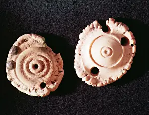 Gallo Romain Prints: Two amulets (bone)