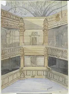 Generic Style And Period Prints: Ancient well