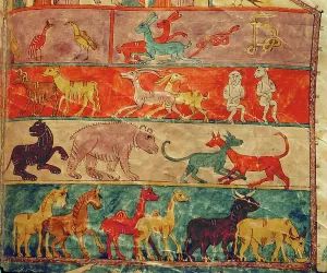 Emeterio The Monk Prints: Animals inside the Ark