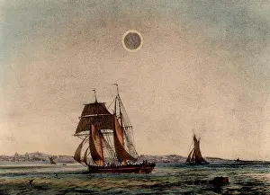 1845 Prints: Annular eclipse of the Sun